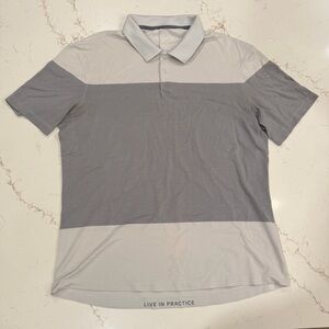 Lululemon Gray Golf Polo Shirt